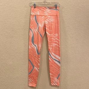 joylab marbled salmon leggings size xs
